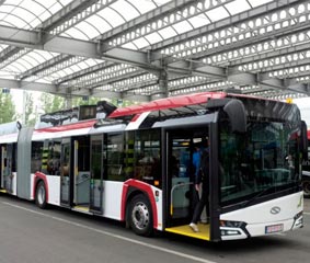 Nuevo trolebús Trollino bi-articulado de 24 metros de Solaris