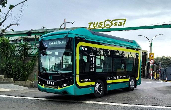 Tusgal realiza pruebas con el nuevo microbús 100% eléctrico de Unvi