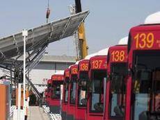 Imagen de archivo de autobuses de Tussam