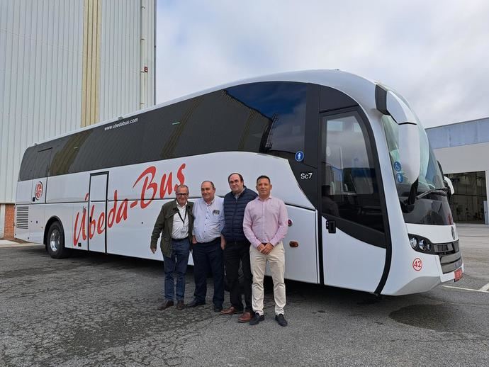 Úbeda Bus incorpora a su flota un nuevo Sc7 de 13 metros de longitud
