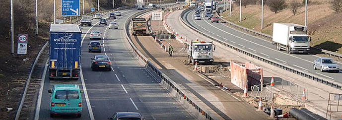 Una autopista británica.