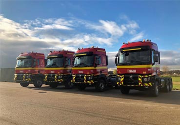 Nuevas unidades de Renault Trucks para transporte de maquinaria de UME