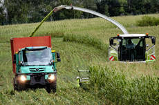 El Unimog en operaciones agrícolas