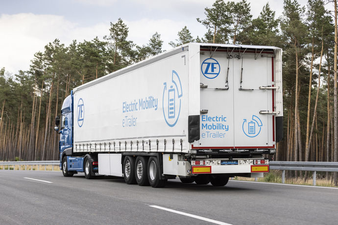 ZF aprovecha las tecnologías completas de remolque de camiones