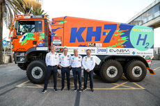 El KH-7 Epsilon Team primer camión de hidrógeno en Dakar