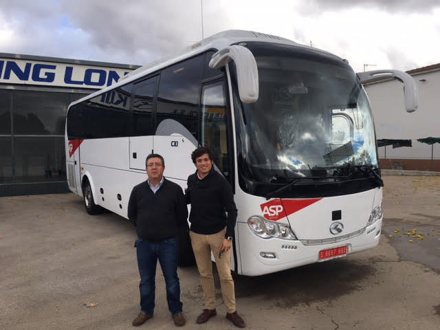 El King Long C10 comprado por Autobuses Paco Pepe.