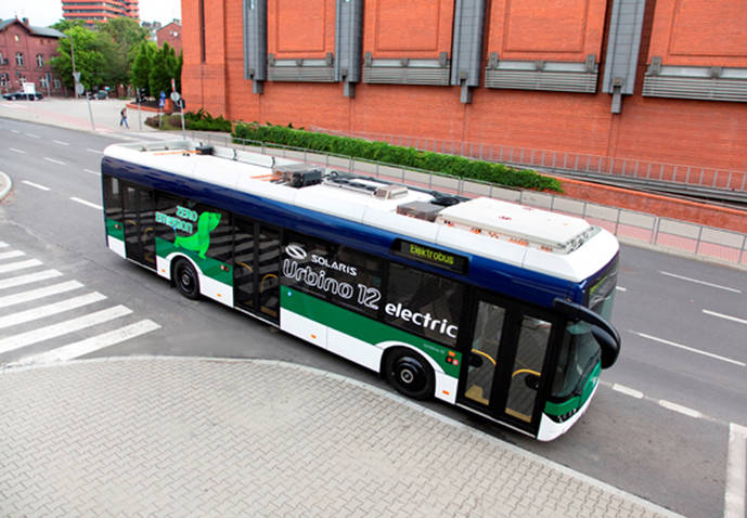 El Solaris Urbino 12 eléctrico llega a París, donde estará dos meses a prueba