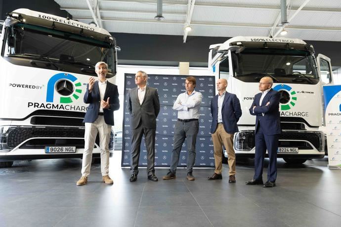 PragmaCharge y Transnugon inician la electrificación del transporte pesado