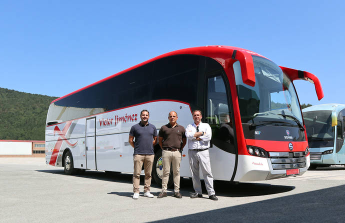 El nuevo autocar Sunsundegui de Autocares Víctor Jiménez.