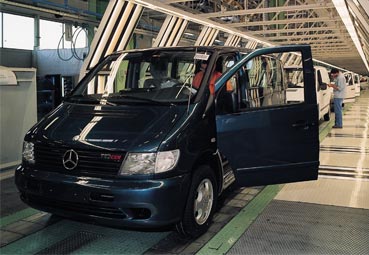 Se cumplen 25 años de la primera Mercedes Vito en la planta de Vitoria