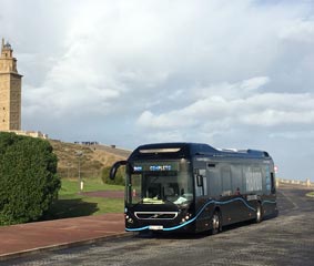 Gran demanda de los buses híbridos eficientes de Volvo