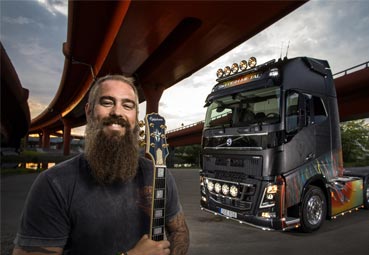 Björn Gelotte diseña el camión “Swedish Metal” de Volvo Trucks