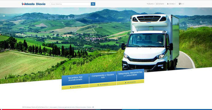 Webasto Diavia decide lanzar una renovada página web