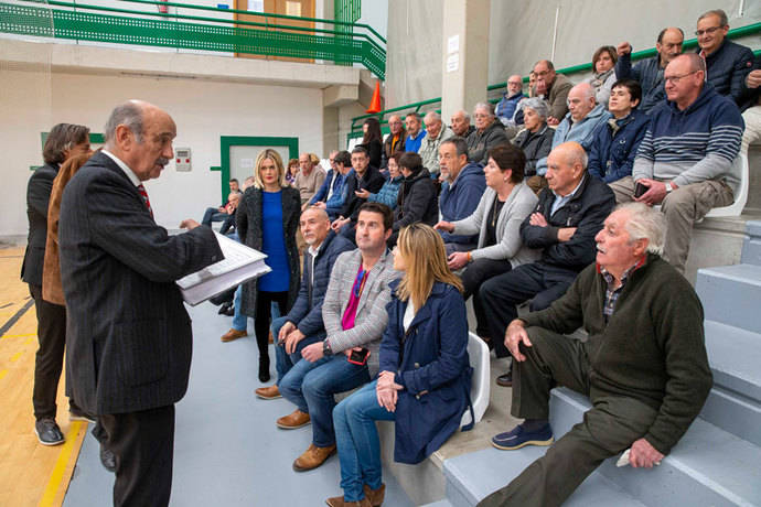 José María Mazón durante la presentación del proyecto de refoma de la CA-403. 