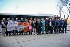 EMT Madrid vinila un autobús para visibilizar la acción 'Pañuelo Challenge'
