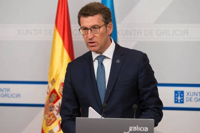 El presidente del Gobierno gallego, Alberto Núñez Feijó.