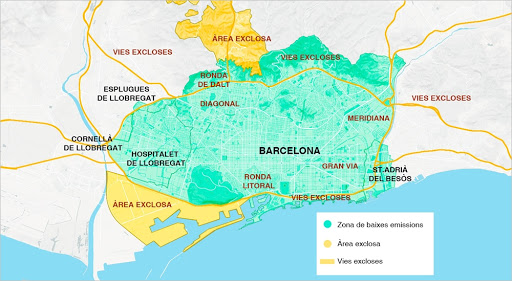 El transporte de mercancías, contra la ZBE de Barcelona